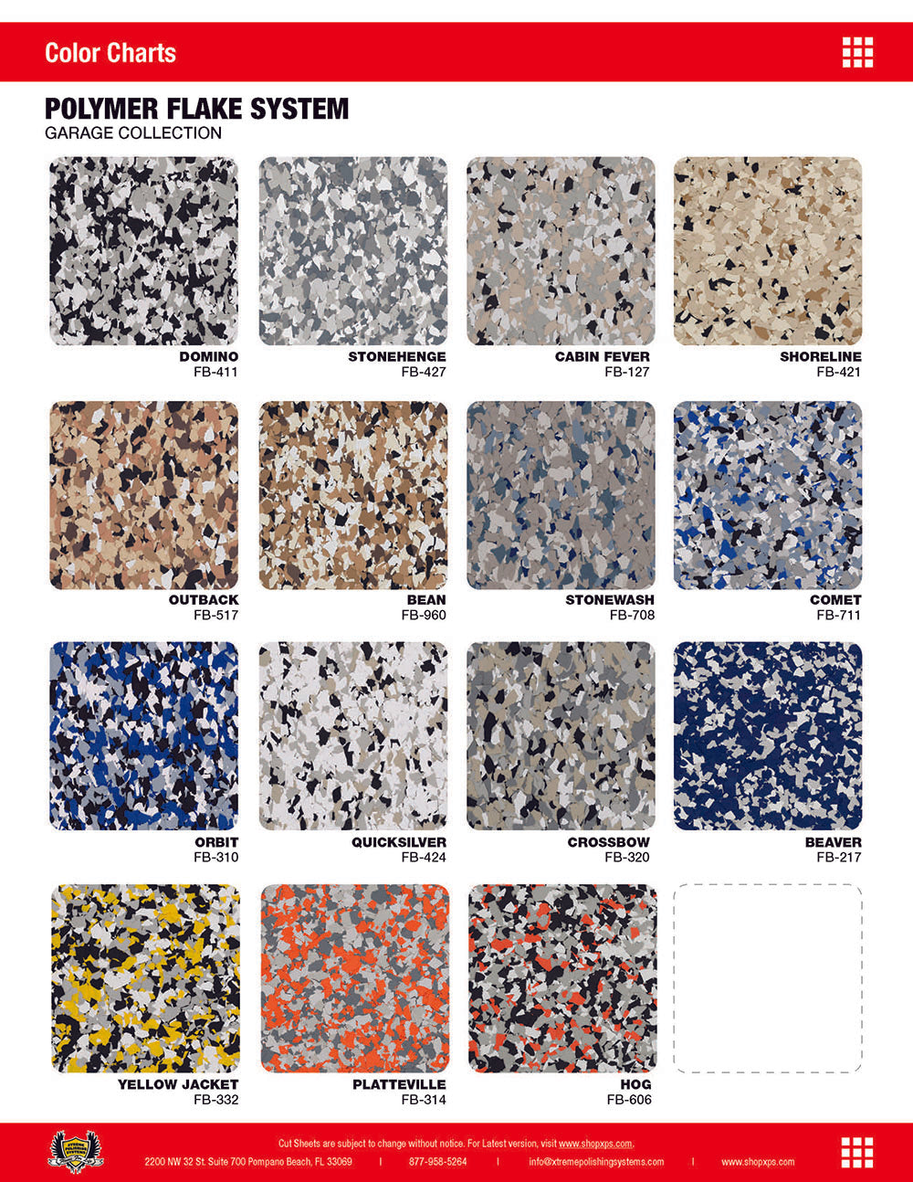 GARAGE COLLECTION | GARAGE FLAKES | XPS POLYMER FLAKE SYSTEM - TORGINOL.