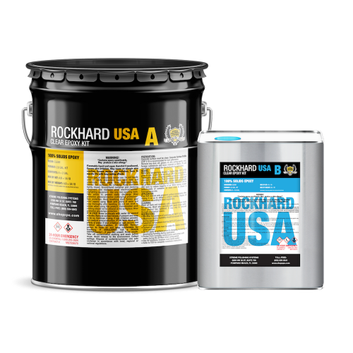 Rockhard USA Clear Epoxy Floor Kit | 100% Solids Epoxy by Xtreme Polishing Systems.