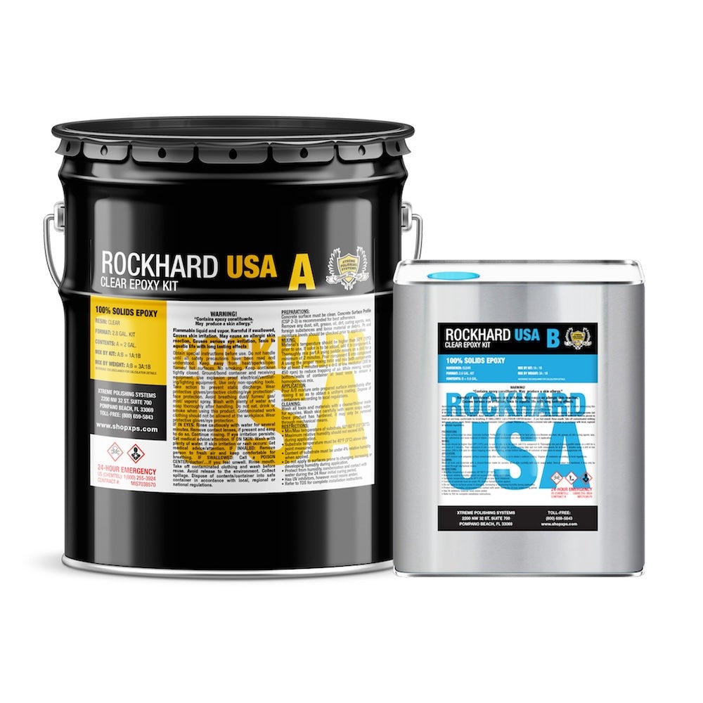 Concrete Floor Epoxy Coating | Rockhard ULTRA USA 3 Gal. Kit