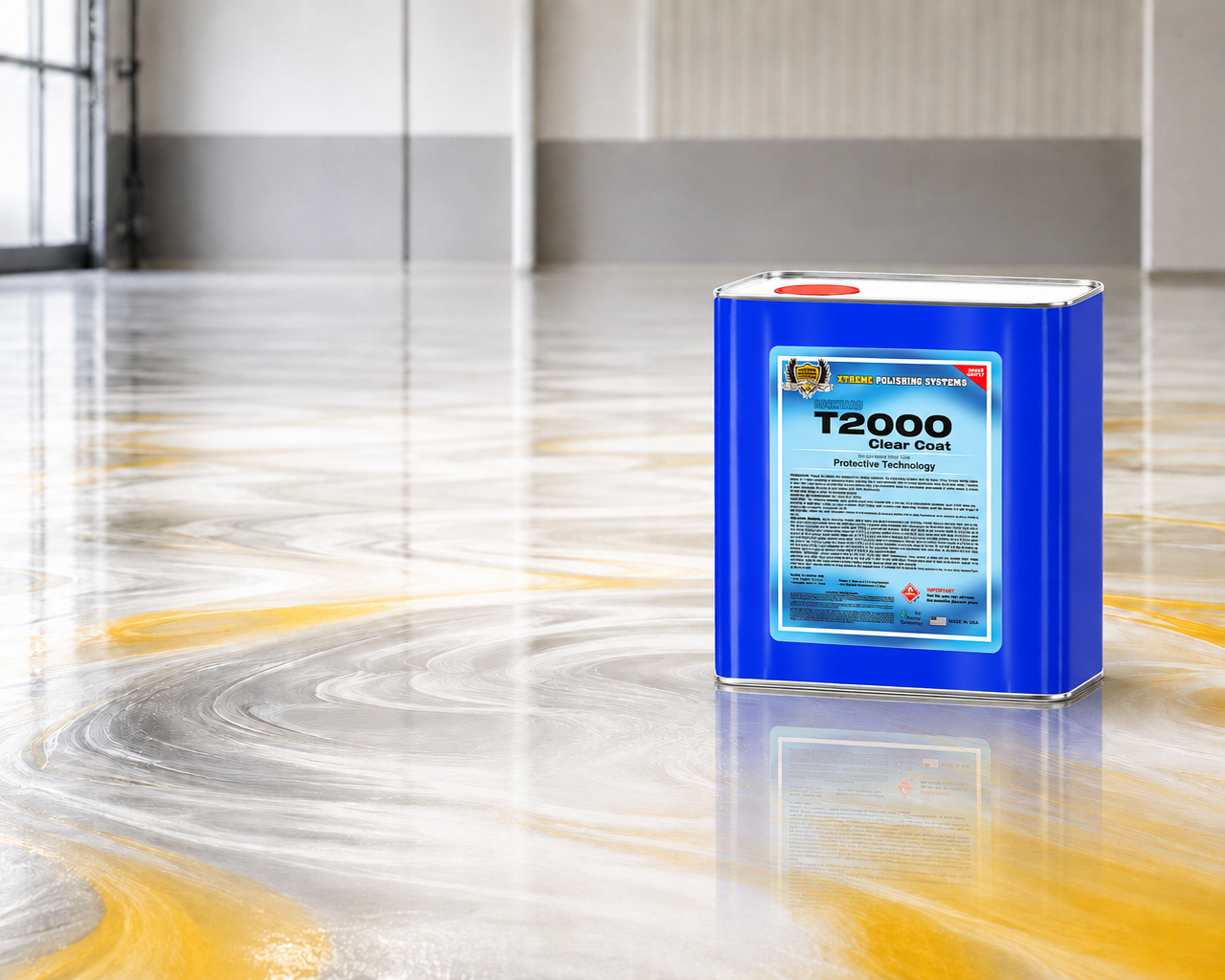 Metallic Epoxy Topcoat System - Rockhard T2000 Epoxy Clear Coat 77Oz.