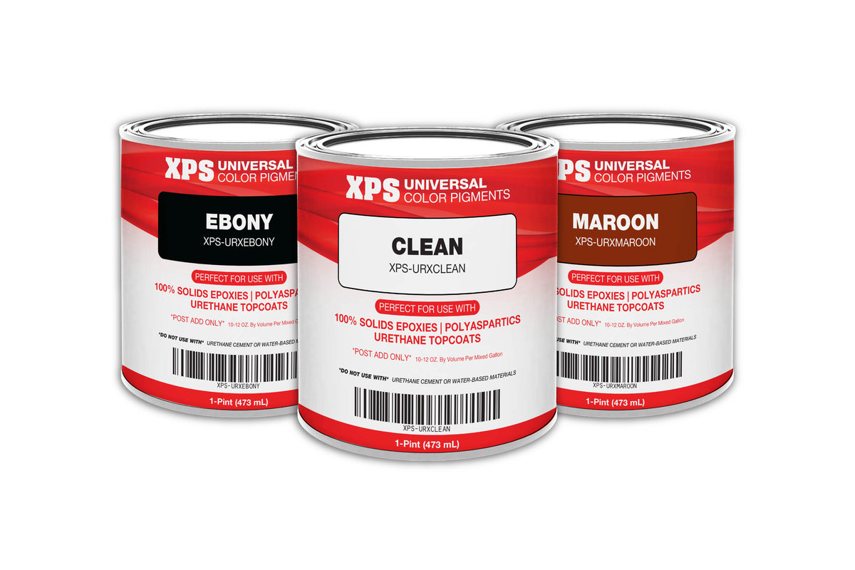 XPS Universal Color Pigments | EBONY, CLEAN, & MAROON