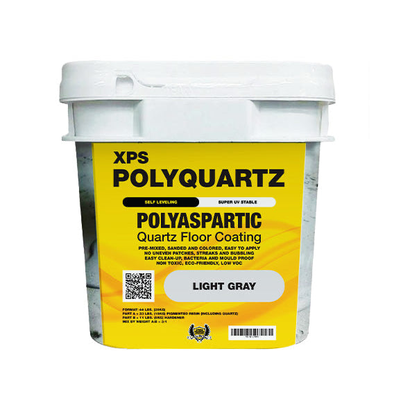 LIGHT GRAY - XPS POLYQUARTZ - Quartz Floor Coating.