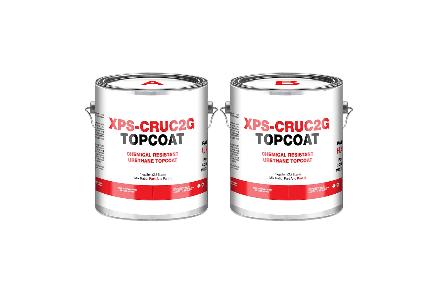 Chemical Resistant Urethane Coating - XPS CRUC 2 Gal Kit.
