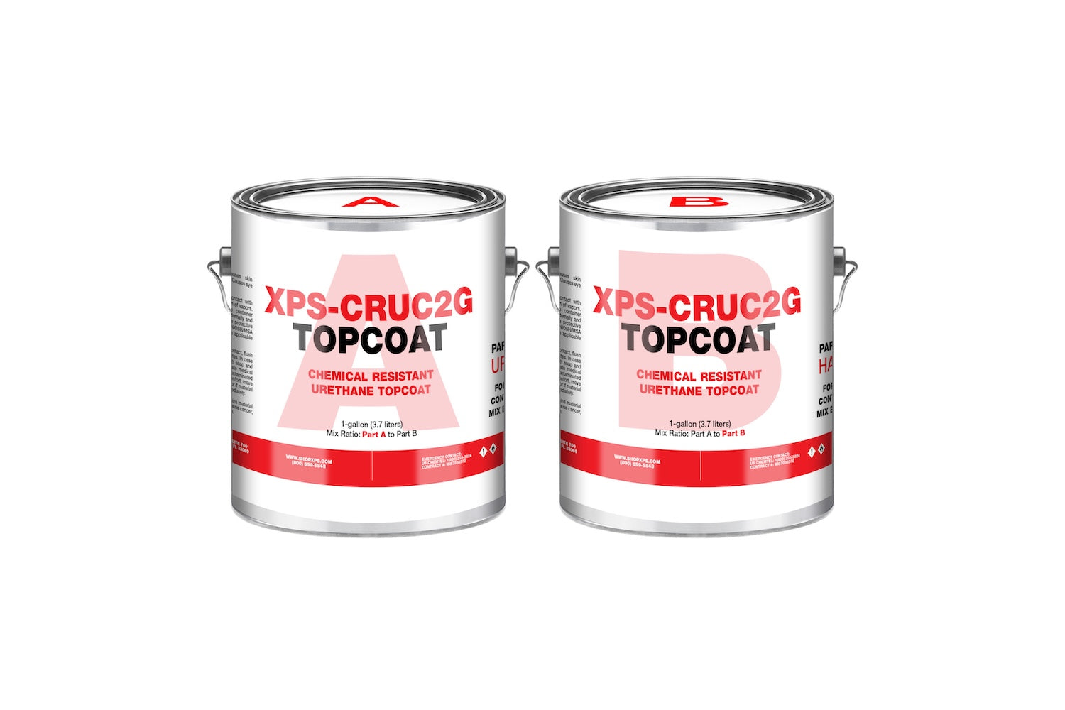 Chemical Resistant Urethane Coating - XPS CRUC 2 Gal Kit.