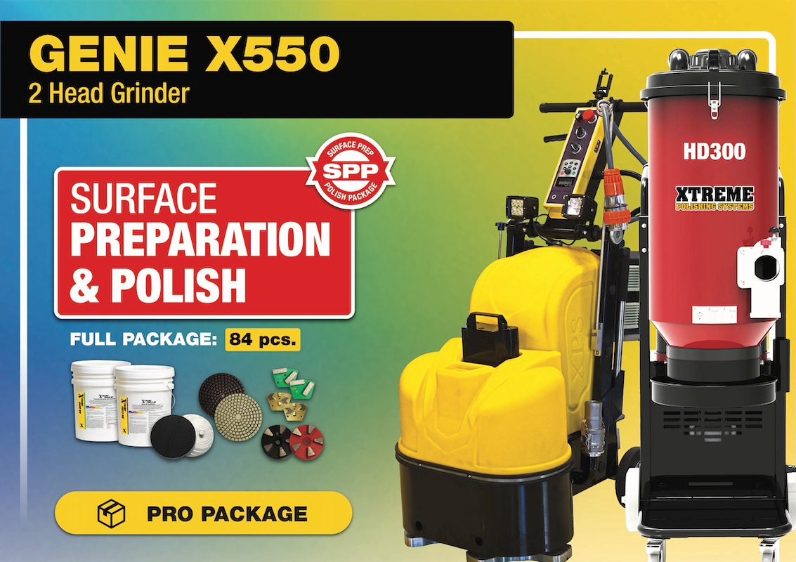 Concrete Prep & Polishing Package (X550) | Xtreme Polishing Systems