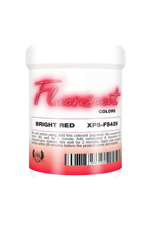 BRIGHT RED | FLUORESCENT Powder Pigments.