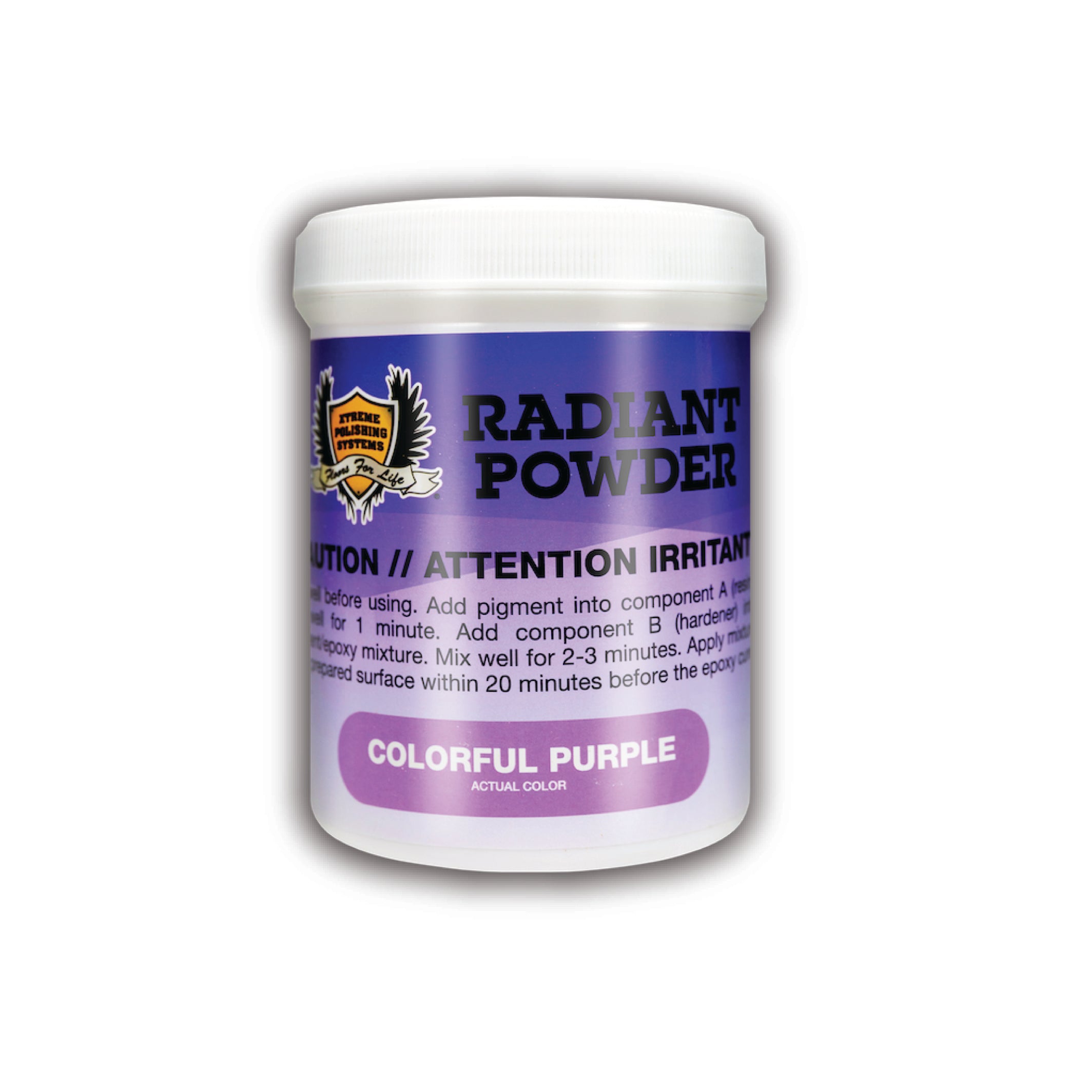 COLORFUL PURPLE - XPS Radiant Powder Pigments - Epoxy Additives.