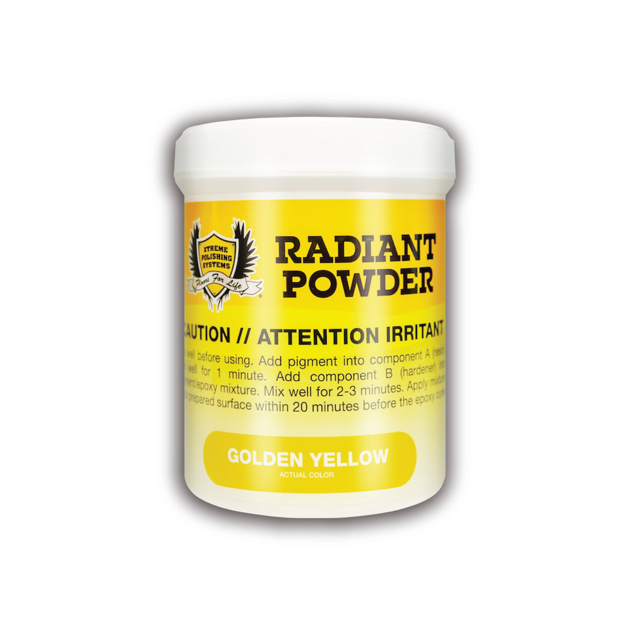 GOLDEN YELLOW - XPS Radiant Powder Pigments - Epoxy Additives.