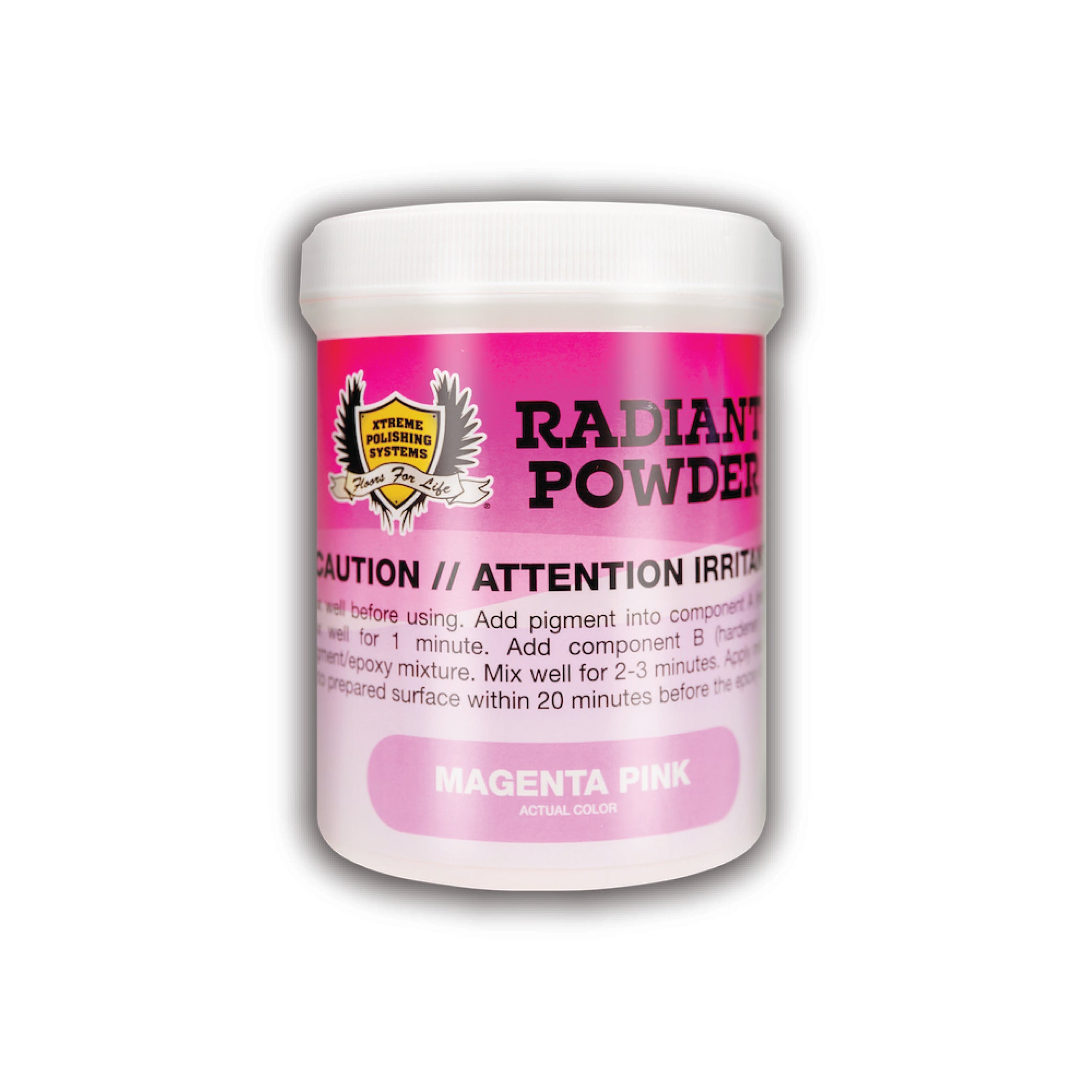 MAGENTA PINK - XPS Radiant Powder Pigments - Epoxy Additives.