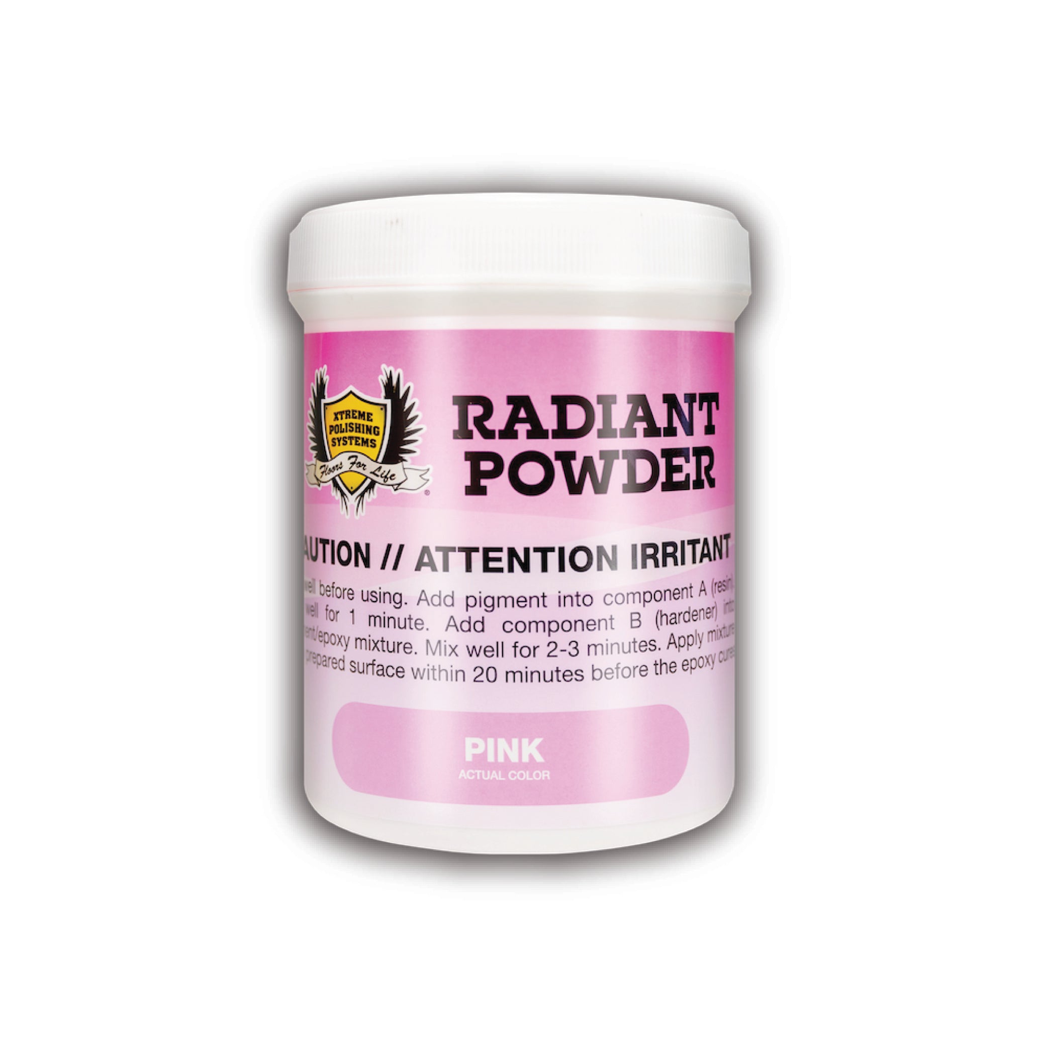 PINK - XPS Radiant Powder Pigments - Epoxy Additives.