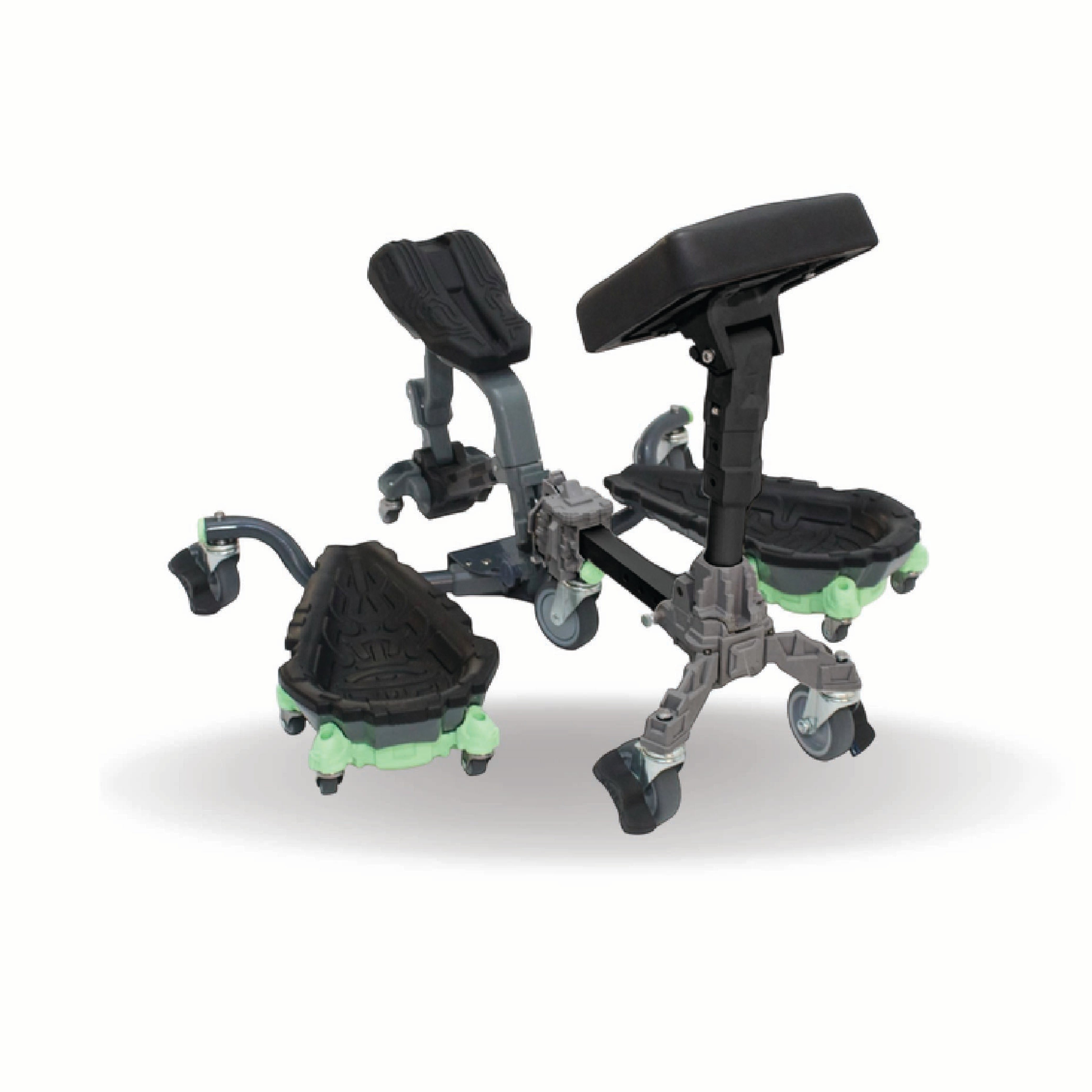 KNEEL-IT V3 Rolling Knee-Pads & Chest-Support Adapter (Full Kit)