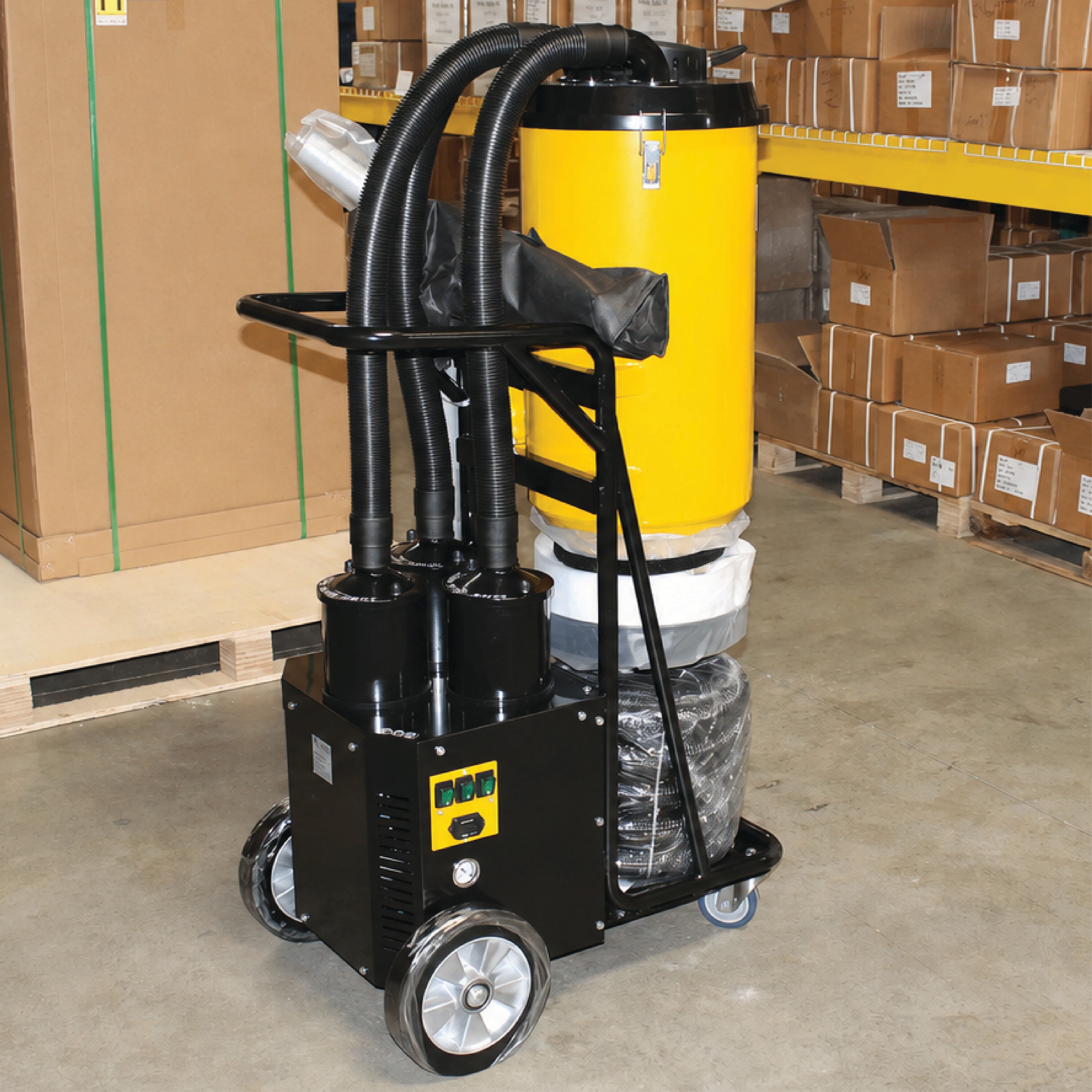 Concrete Dust Extractor - X3M HEPA Vacuum 3 motor