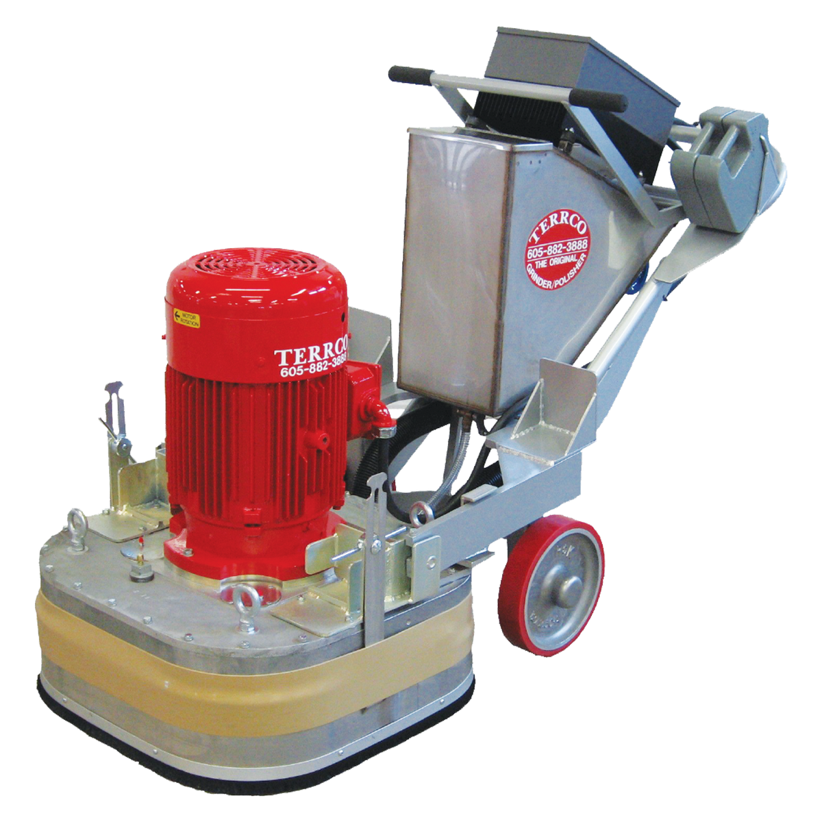 Terrco Cement Floor Grinder - Model 3100-3P Var