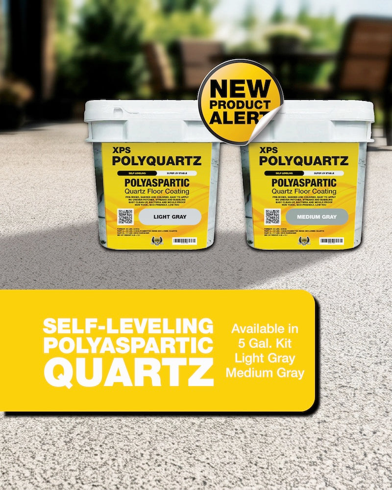 NEW! SELF-LEVELING POLYASPARTIC QUARTZ - XPS POLYQUARTZ