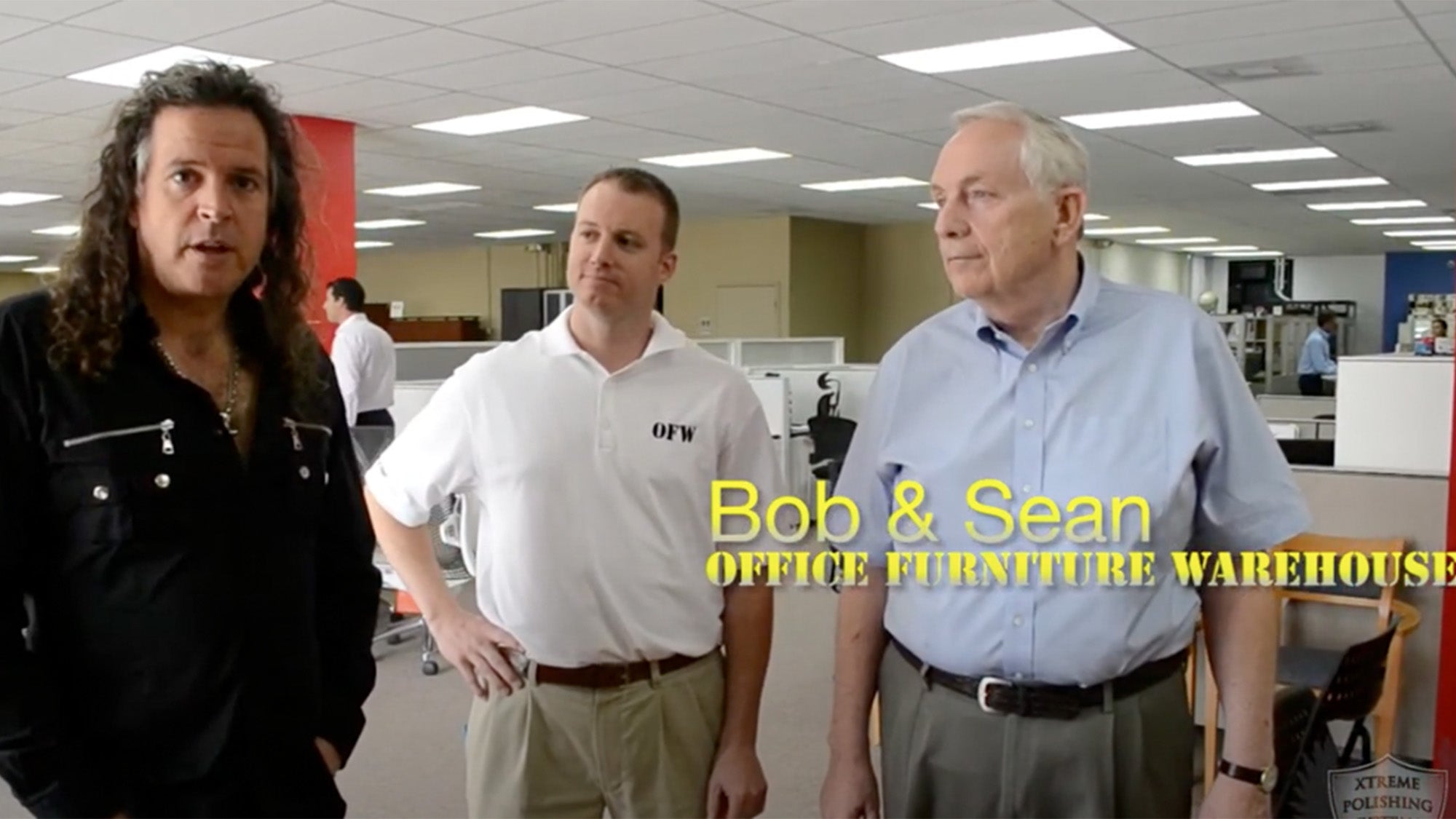 XPS video - Office furniture warehouse testimonial with Bob and Sean