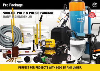 Baby Mammoth (3H) Grind & Polish Equipment Package | XPS