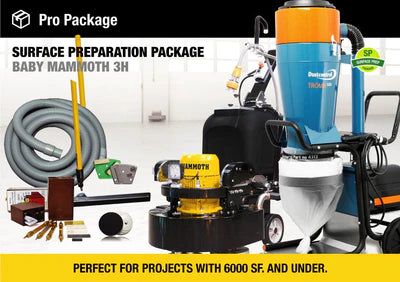 Baby Mammoth (3H) Surface Prep Equipment Package | XPS
