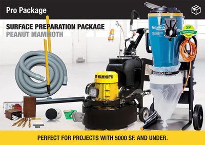 Peanut Mammoth Surface Prep Equipment Package | XPS