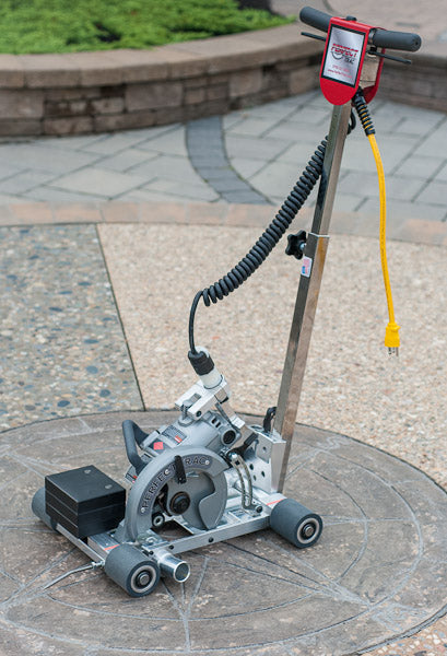 Perfect Trac Concrete Joint Saw - Xtreme Polishing Systems: concrete saw, saw cutters, concrete pull saw.