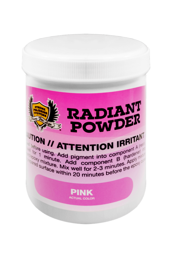 PINK: Radiant Powder Pigments - Glow In The Dark Powder Collection: Xtreme Polishing Systems. Shop our radiant color pigment and glow in the dark pigment powder.