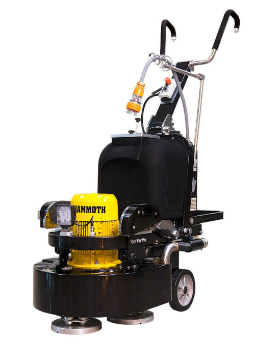 Baby Mammoth 4 Head Floor Grinder for Concrete- Xtreme Polishing Systems, concrete grinders and polishers, cement grinders, concrete floor grinding, floor grinder machine, concrete floor sander, and grinder for concrete floors.