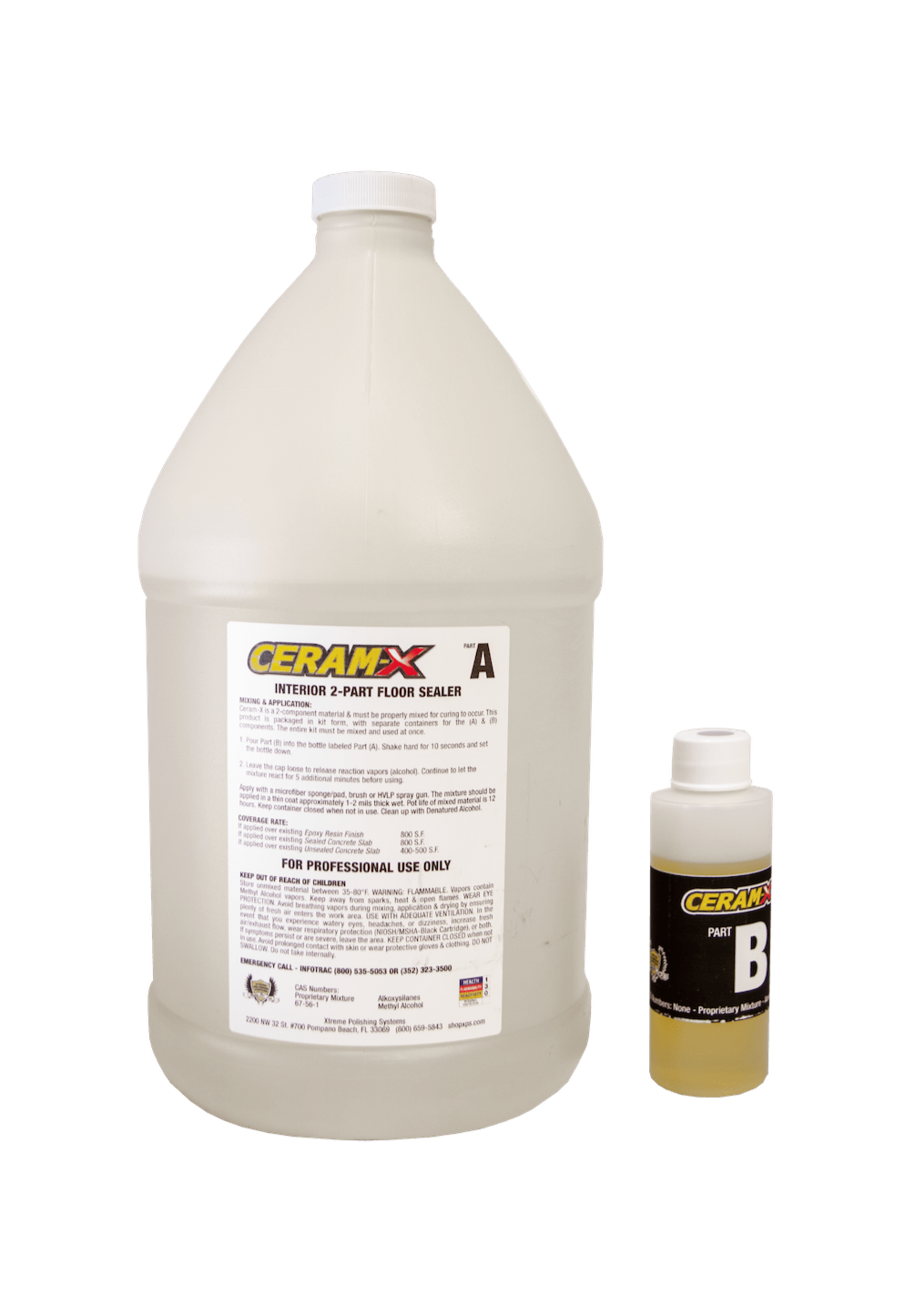 Ceram-X Sealer - Xtreme Polishing Systems: concrete sealers, concrete floor sealers, floor sealers, and concrete sealant.