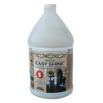 Easy Shine Concrete Wax - Xtreme Polishing Systems: concrete sealers, concrete floor sealers, and floor sealers.