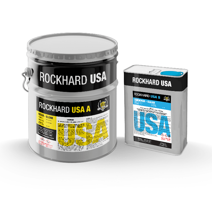 Epoxy Floor Kit Rockhard USA - 3 Gal. Floor Epoxy Coating Kit - Xtreme Polishing Systems - epoxy concrete sealers, clear epoxy coating - epoxy floor kits, concrete epoxy floor