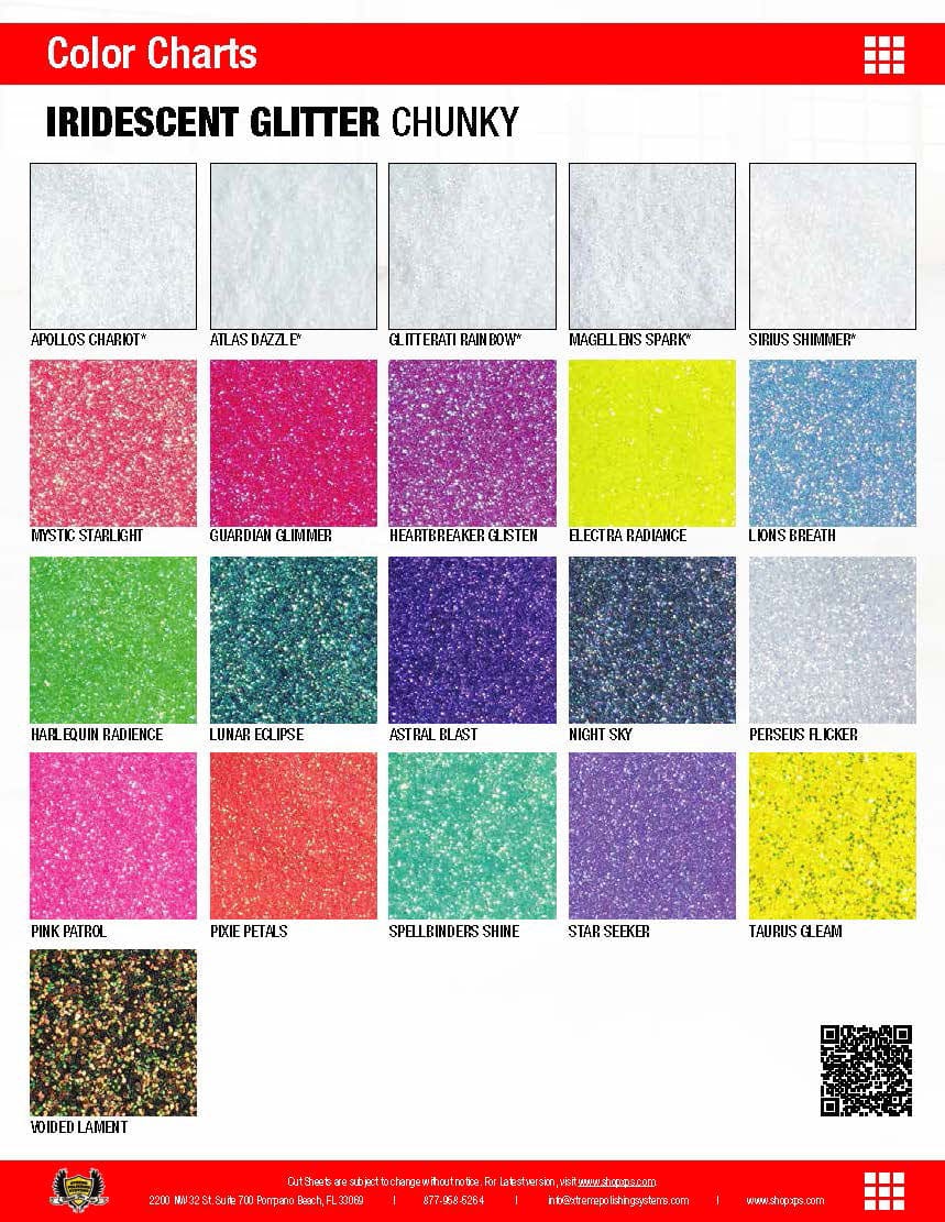 Iridescent Epoxy Glitter Flakes - Xtreme Polishing Systems