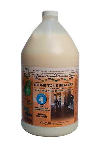 Stone Tone Sealer II - Xtreme Polishing Systems - sealer concrete, kemiko stone tone concrete stain, kemiko acid stain