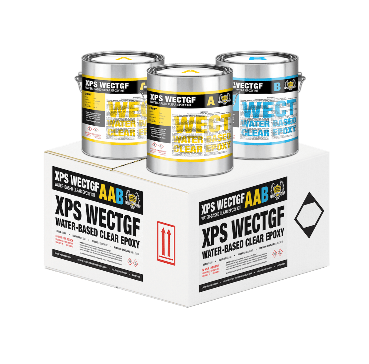 XPS Water Based Epoxy Floor Coating 3 Gallon Kit