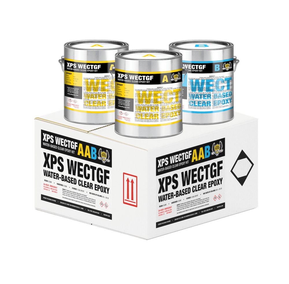 XPS water based epoxy floor coating kit